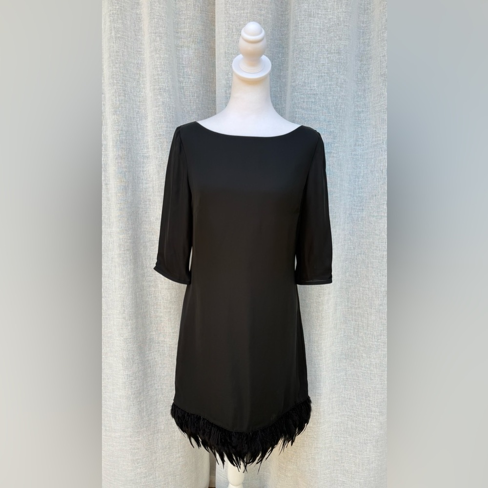 R.E.D Valentino black long sleeve shift dress - Picture 1 of 11